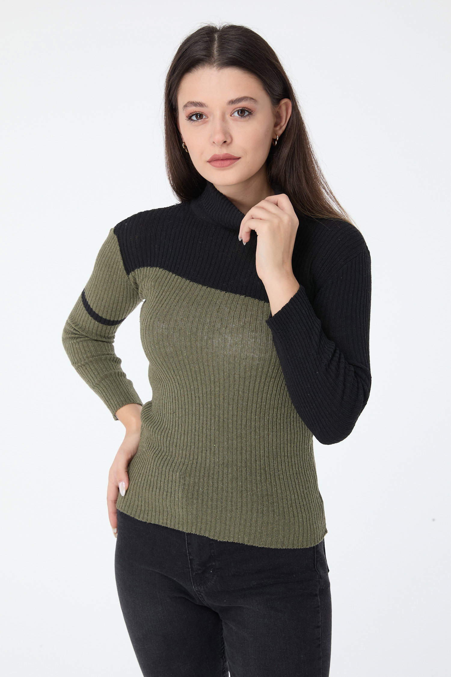 23533-HAKI Triko Kazak - 3