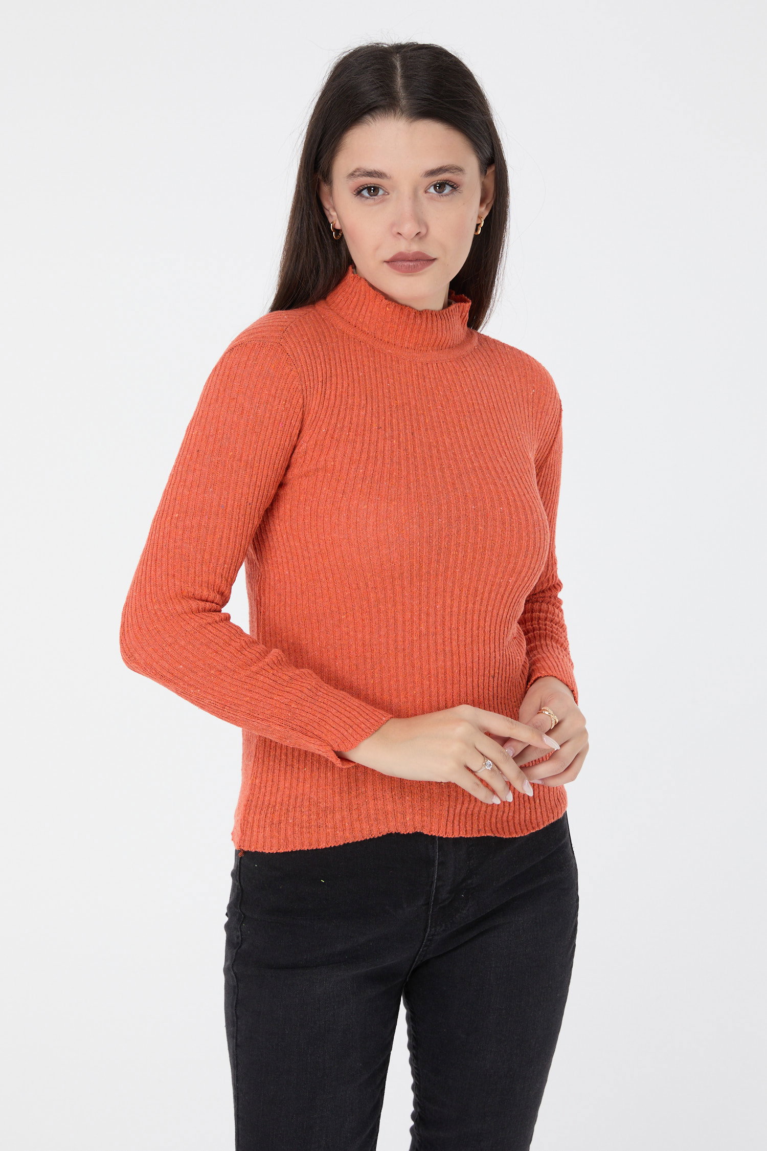 23538-ORANJ Triko Kazak - 1