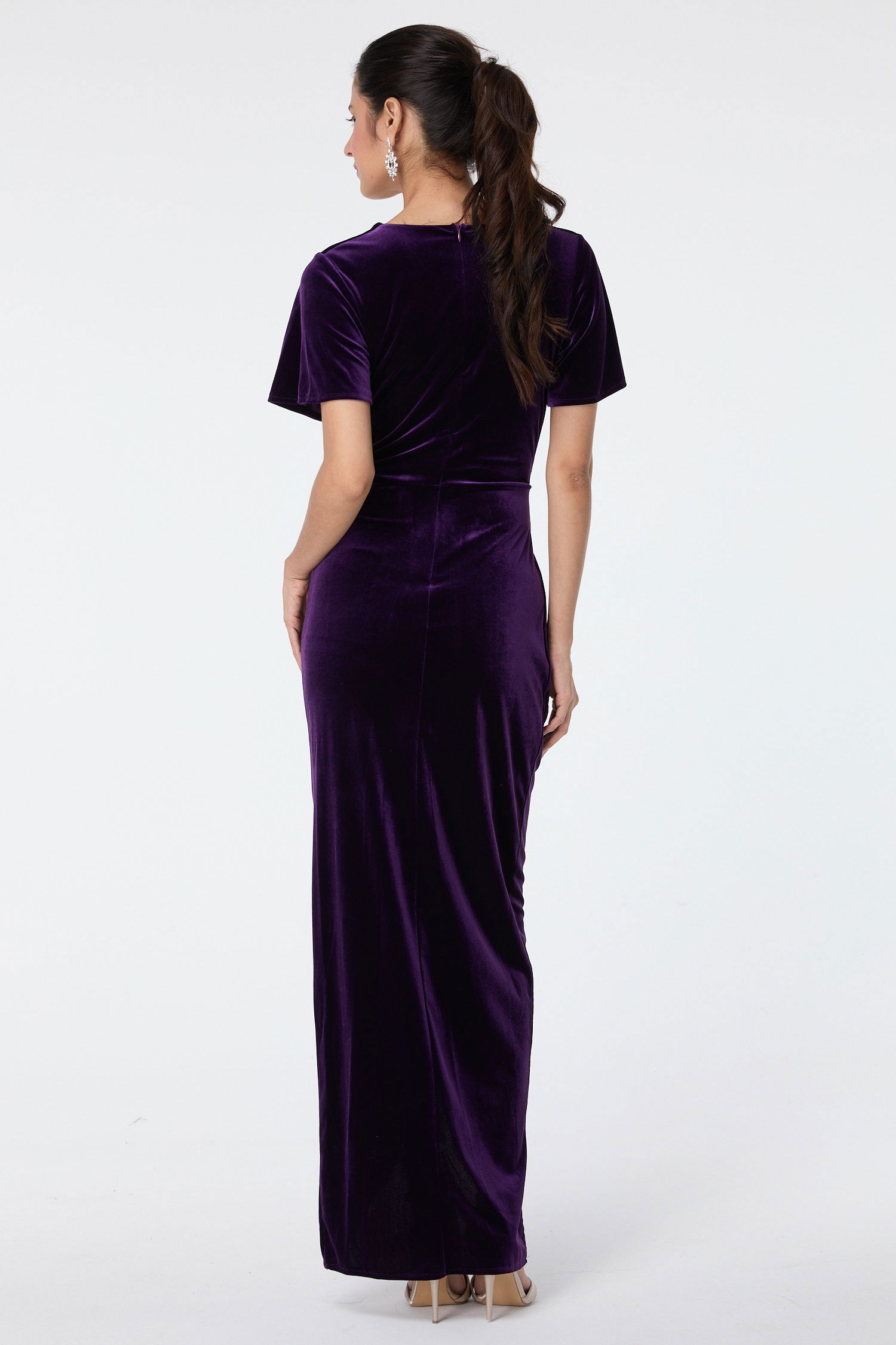 Abiye Elbise Mor - 23558 - 5