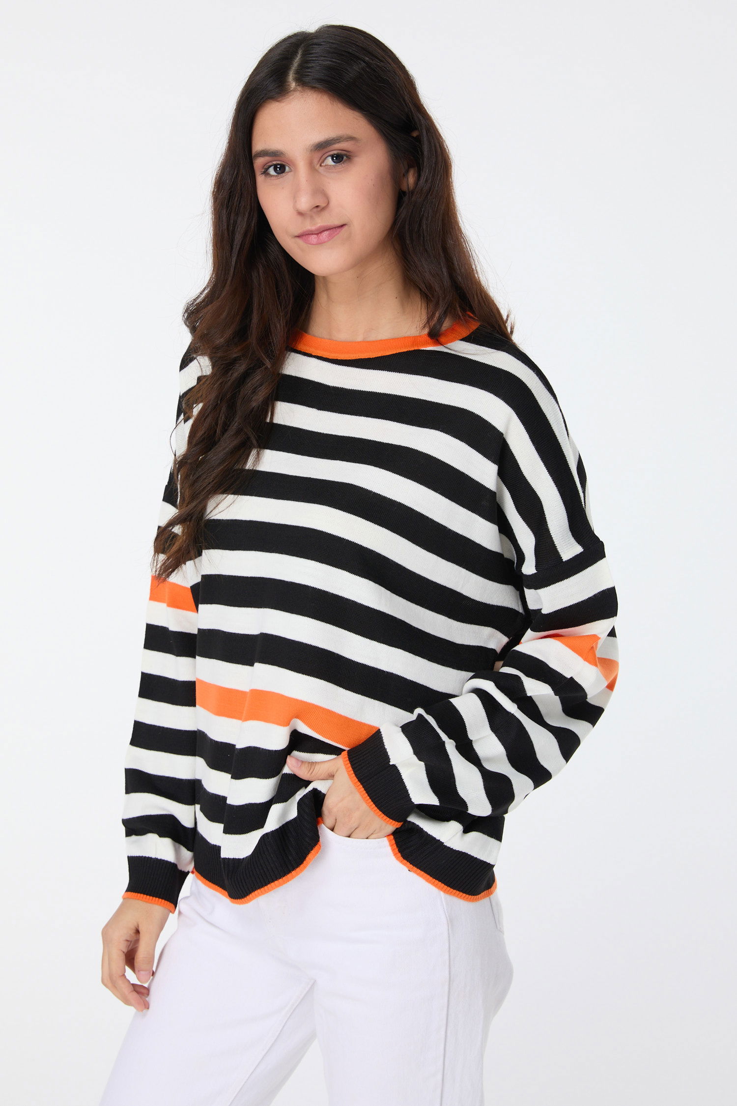 23560-ORANJ Triko Kazak - 4