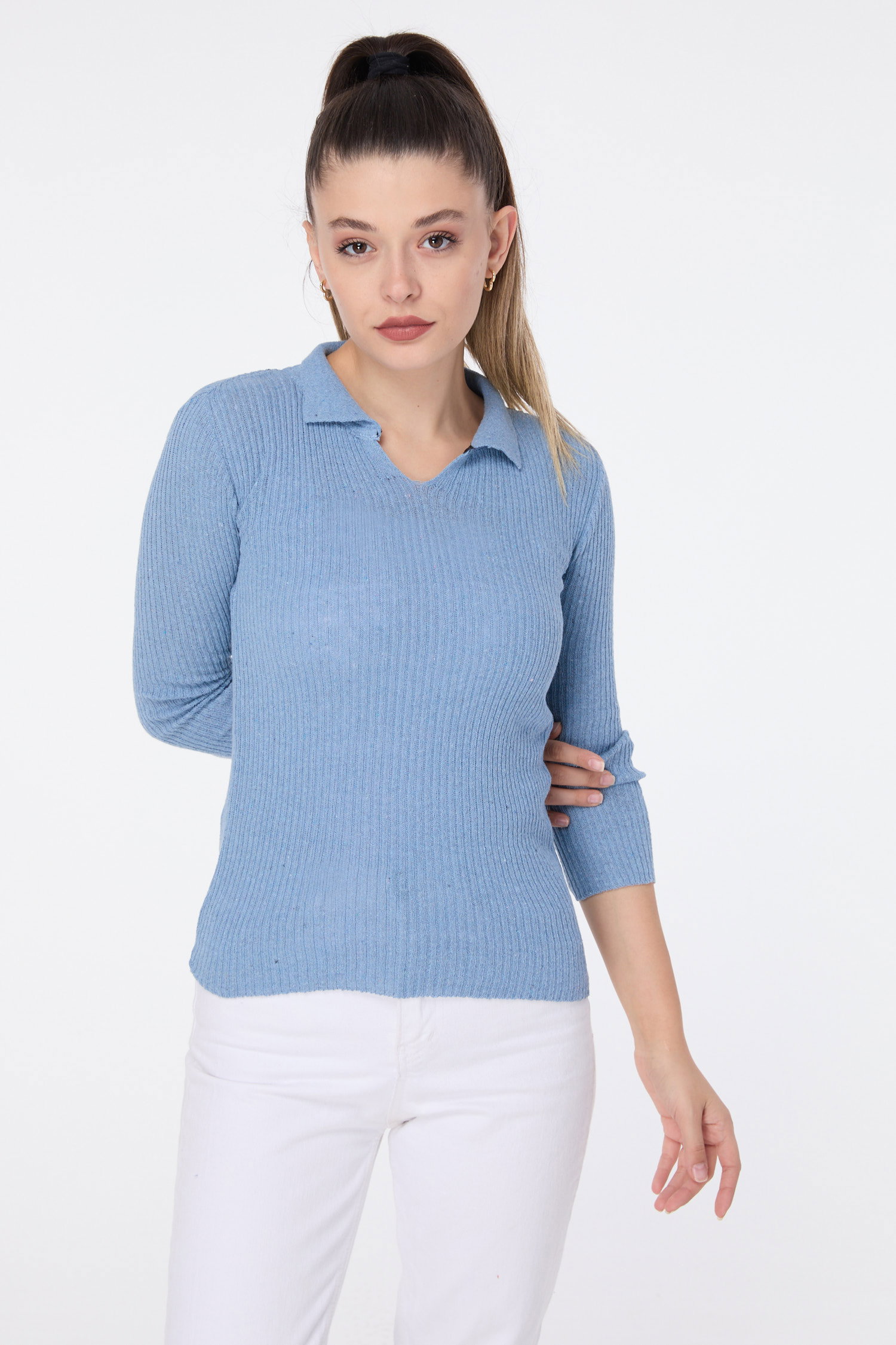 23597-INDIGO Triko Kazak - 2