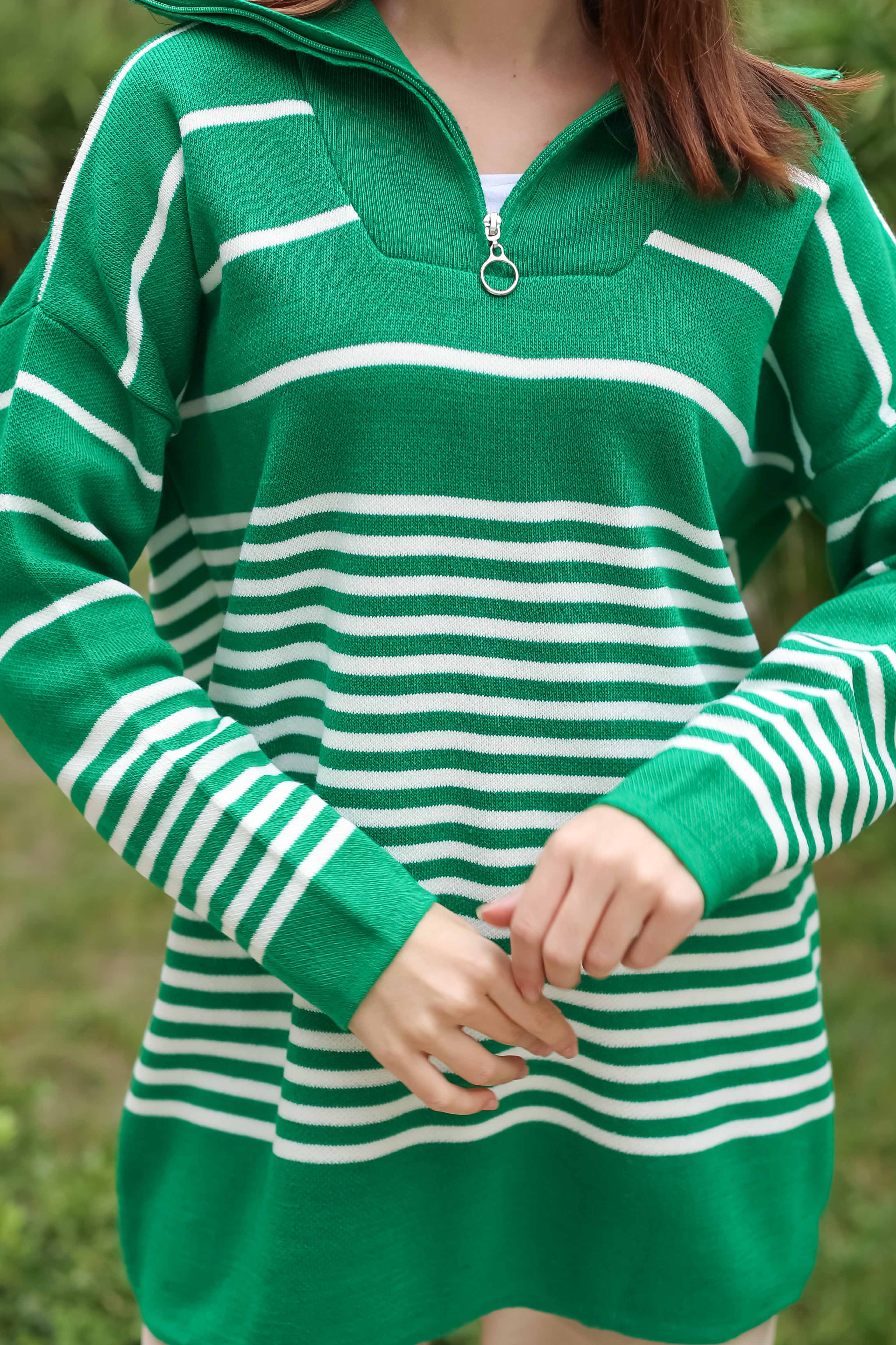 Triko Kazak Yesil - 23632 - 4