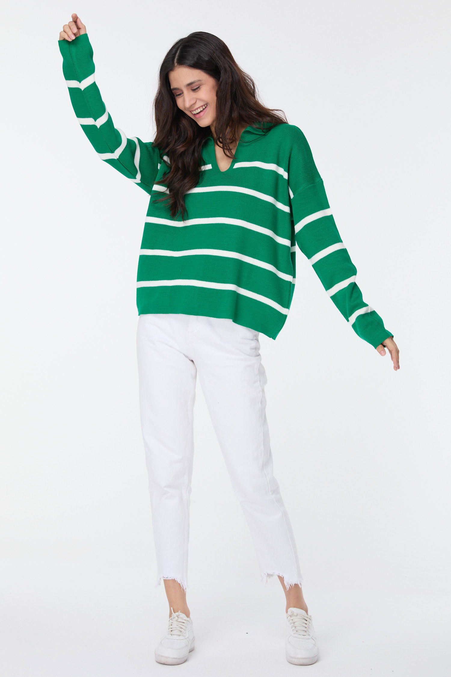 Triko Kazak Yesil - 23633 - 1