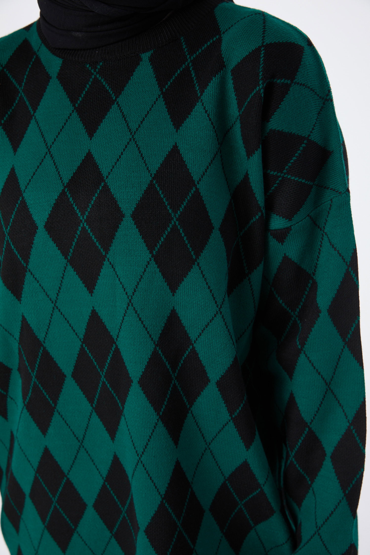 23645-SIYAH Triko Tunik Pantolon - 5
