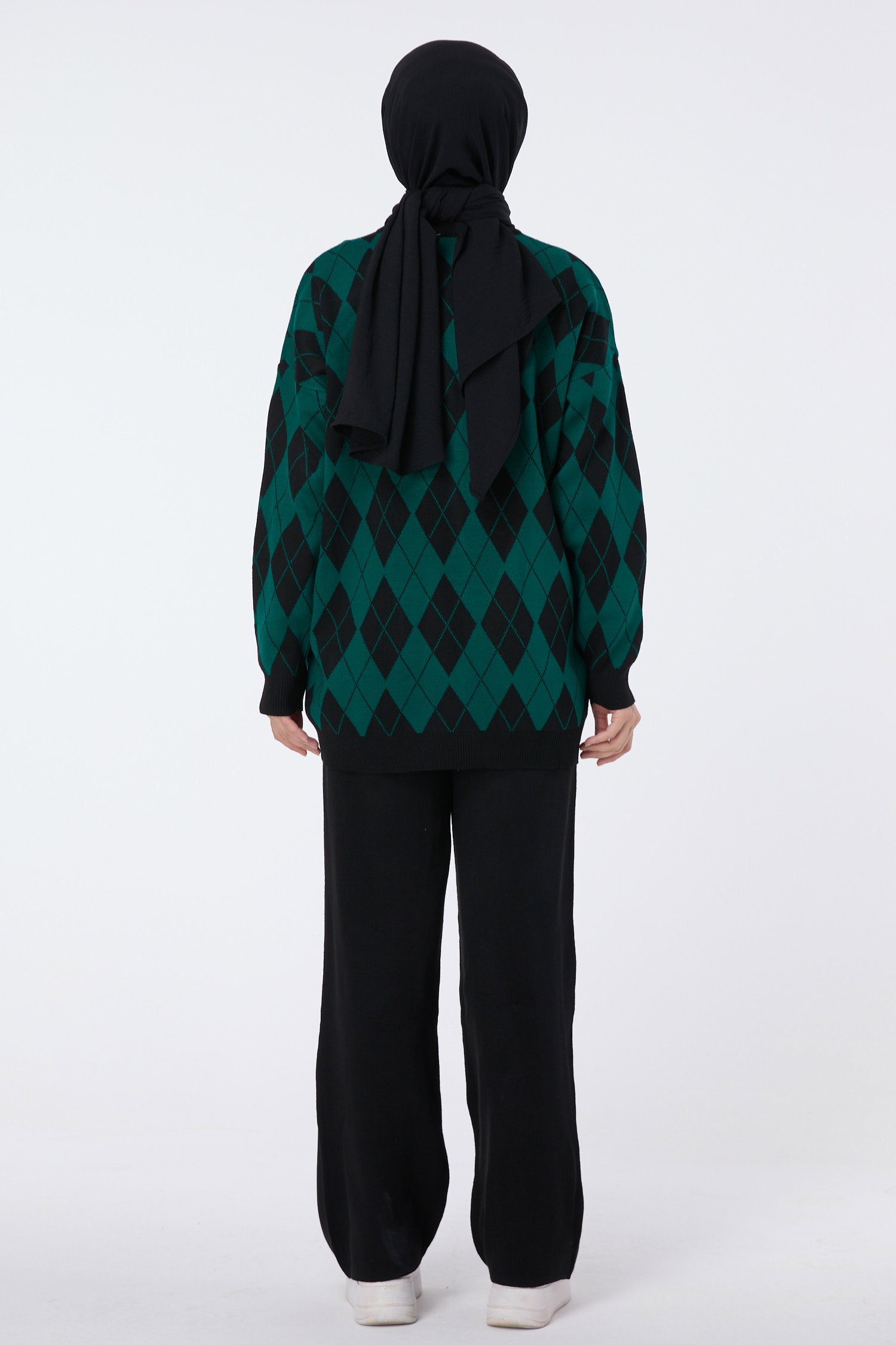 23645-SIYAH Triko Tunik Pantolon - 6