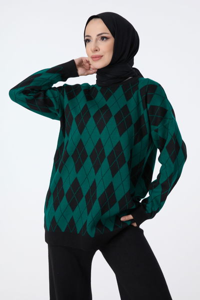 Triko Tunik Pantolon Zumrut - 23645 
