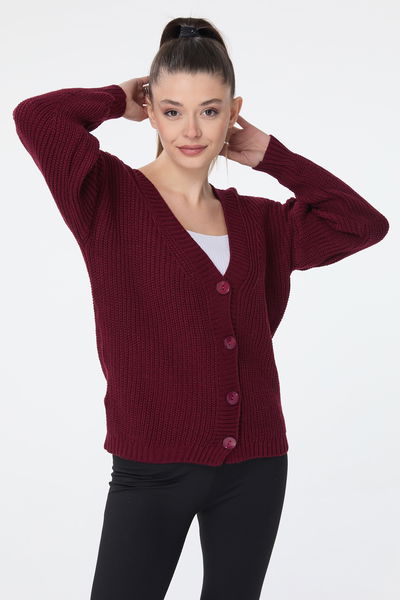 23705-BORDO Triko Hırka 