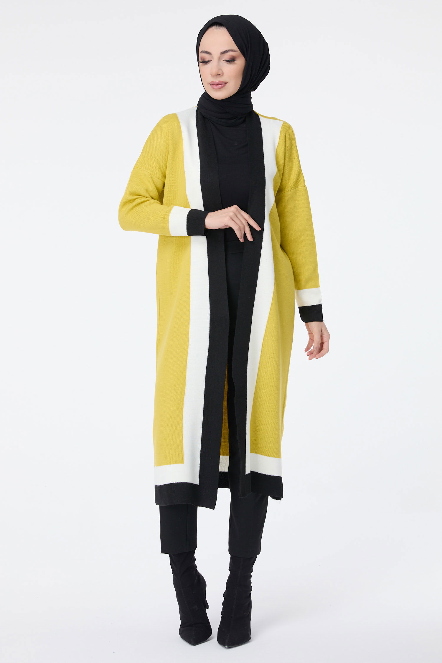 Triko Hırka Fistik Yesili - 23734 - 2