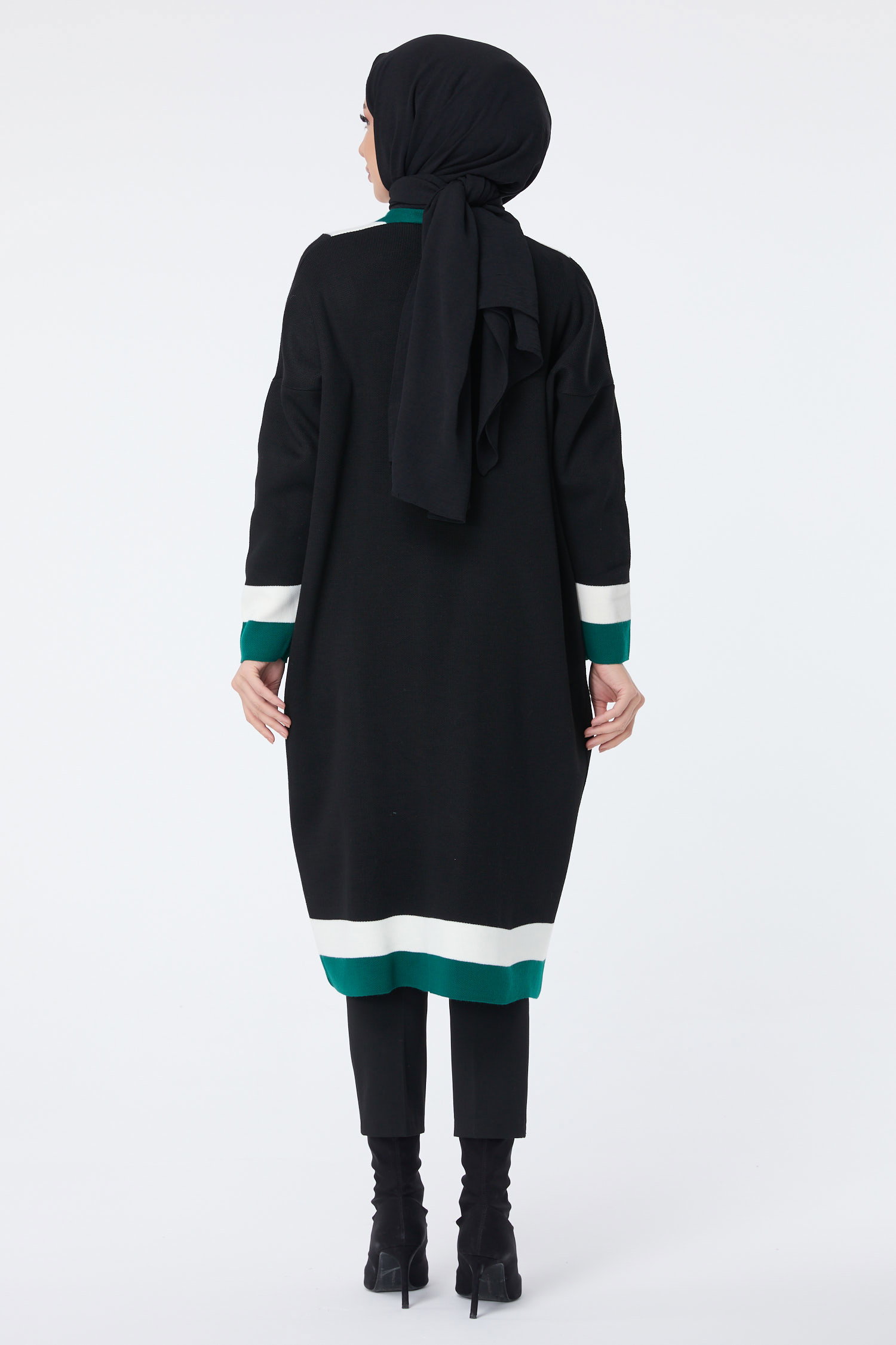 23734-ZUMRUT Triko Hırka - 5