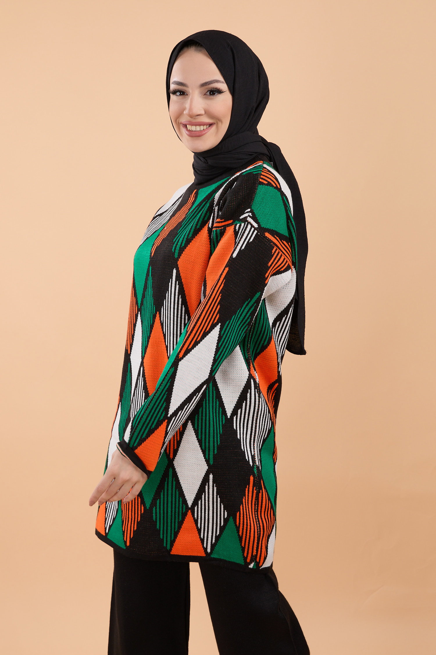 23780-SIYAH Triko Takım - 4