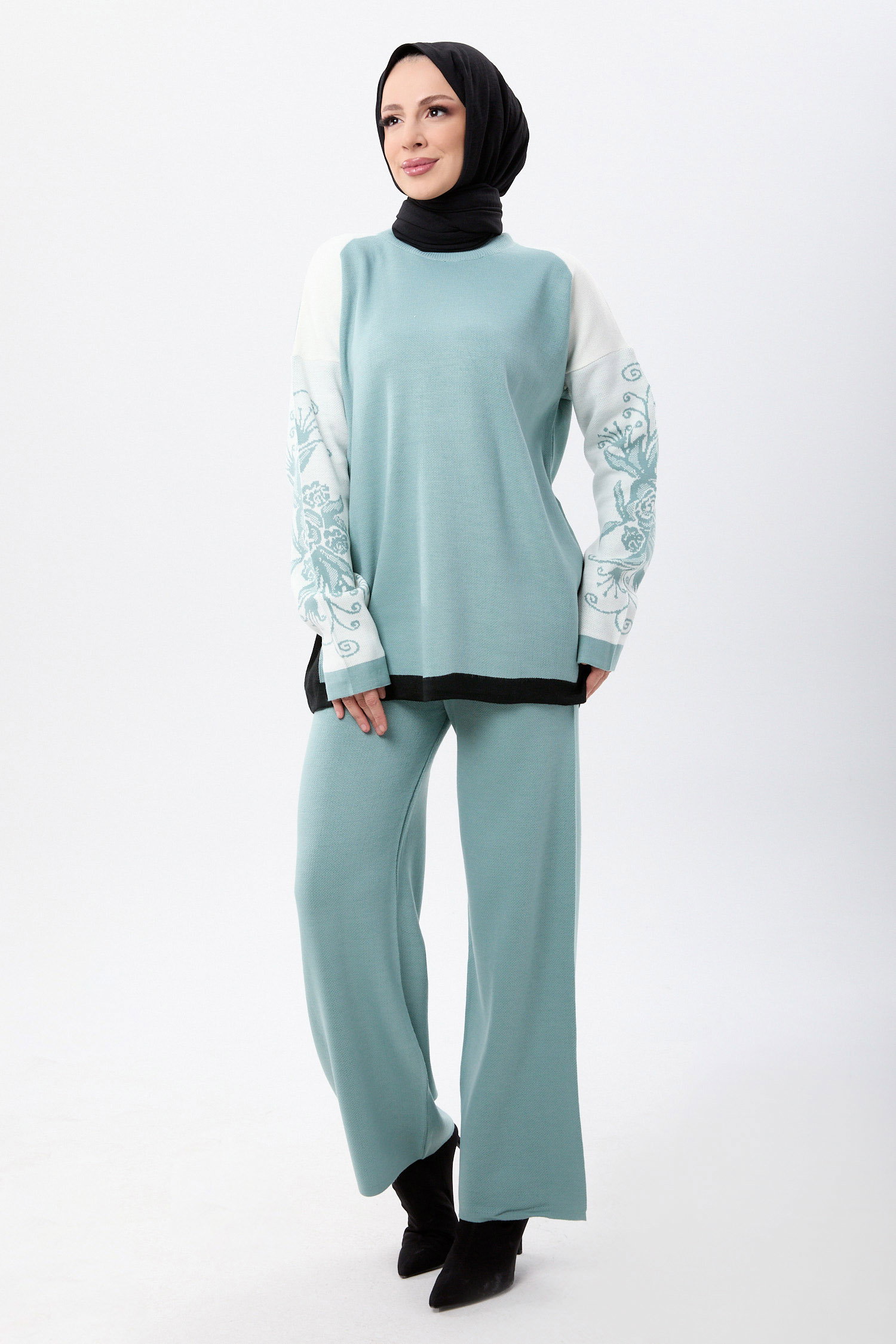 23783-MINT Triko Takım - 4