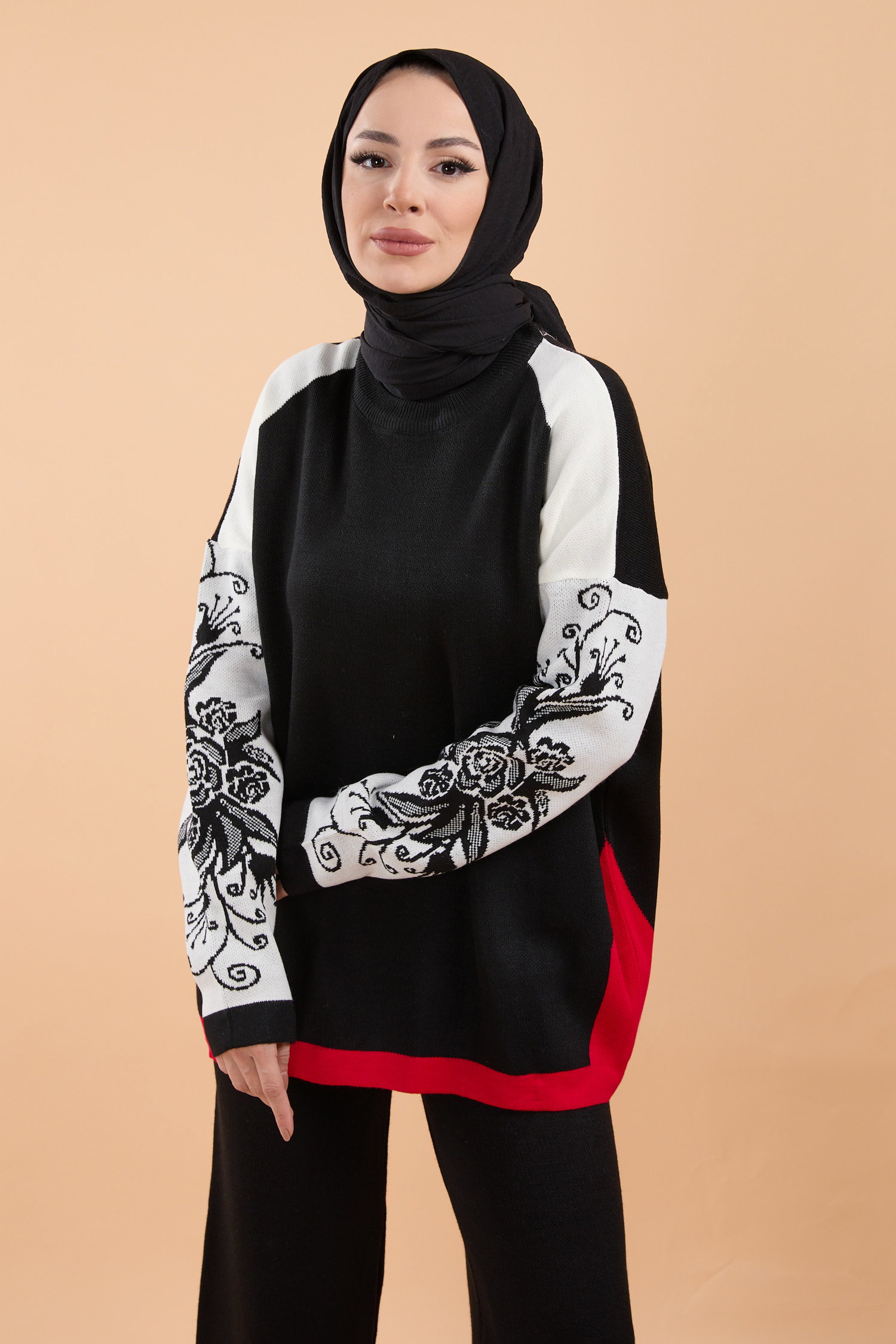 23783-SIYAH Triko Takım - 2