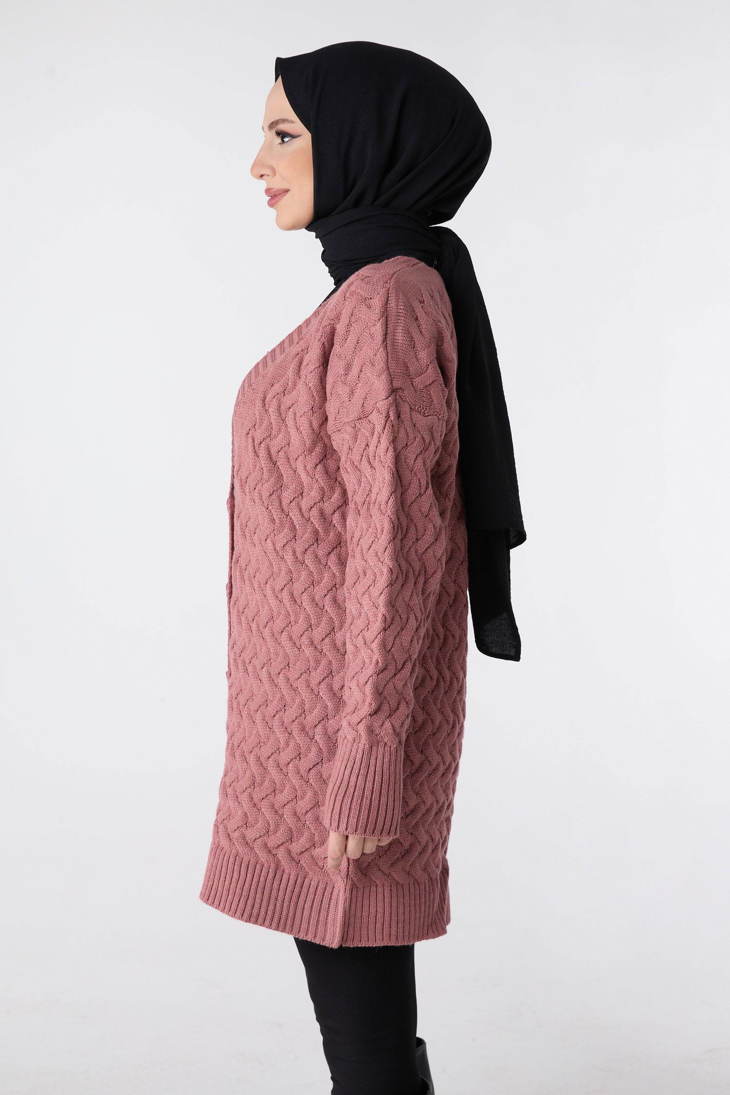 Triko Hırka Gul - 23790 - 3