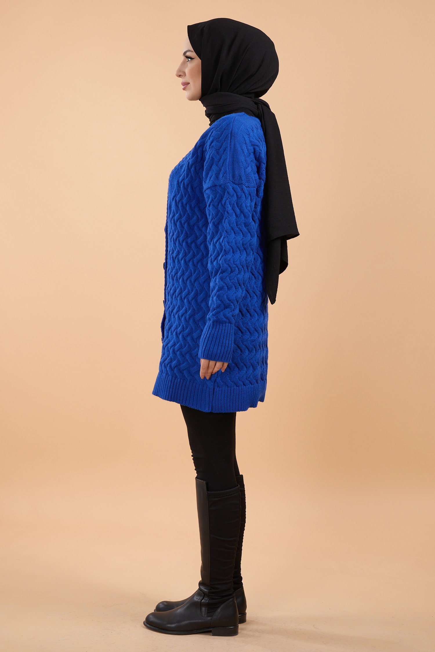 23790-SAKS Triko Hırka - 3