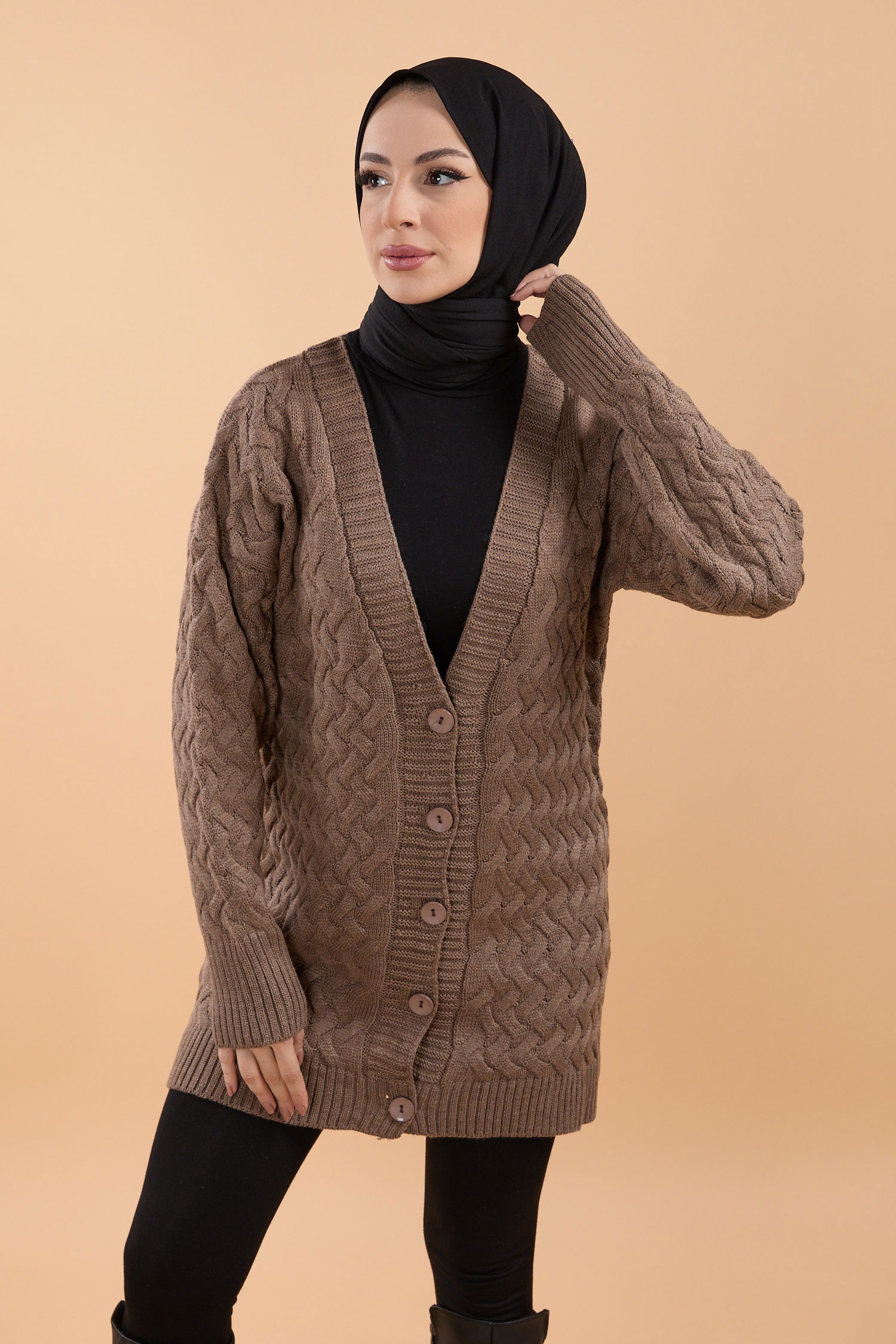 23790-VIZON Triko Hırka - 4