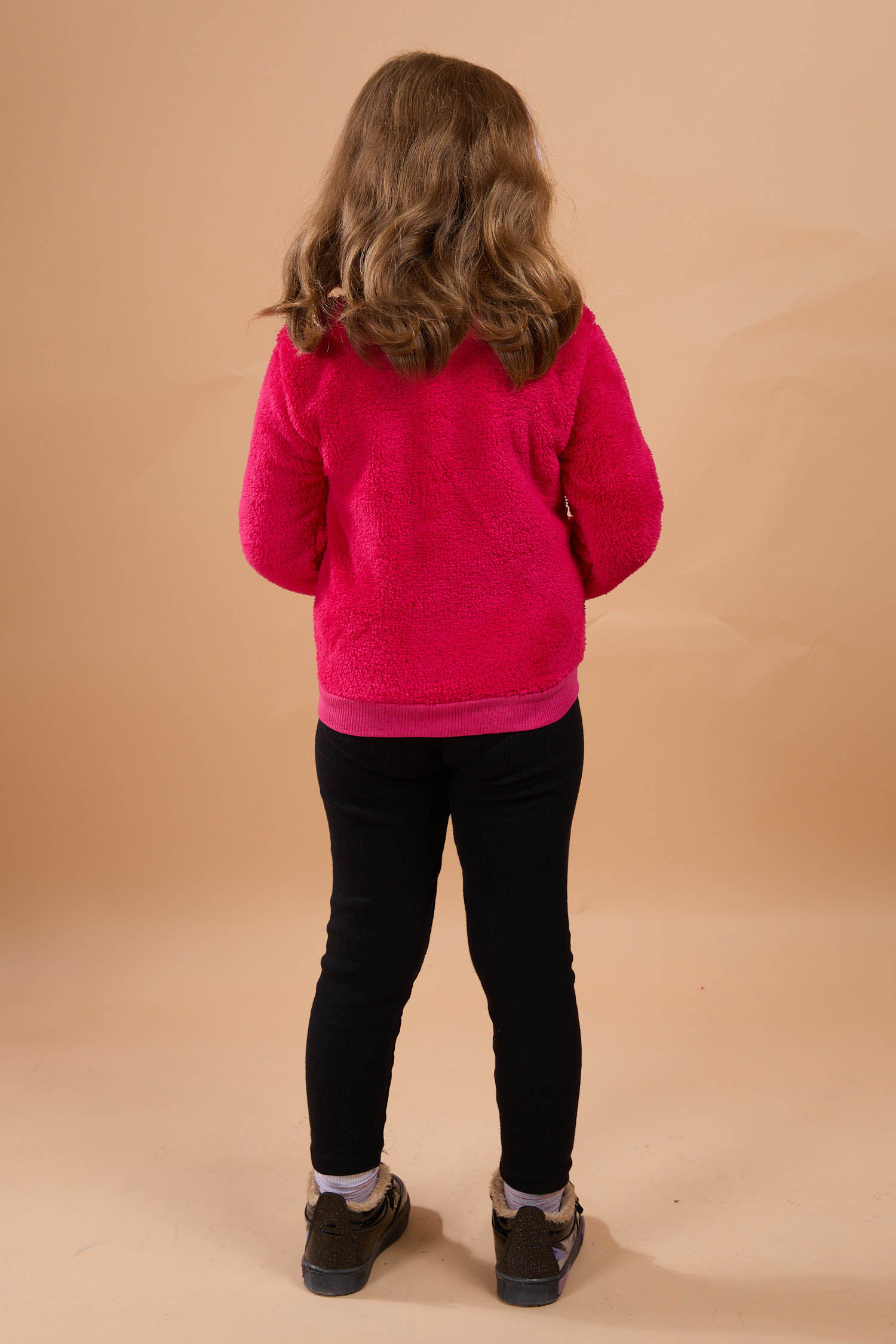 23793-FUSYA Peluş Kız Çocuk Sweat - 4