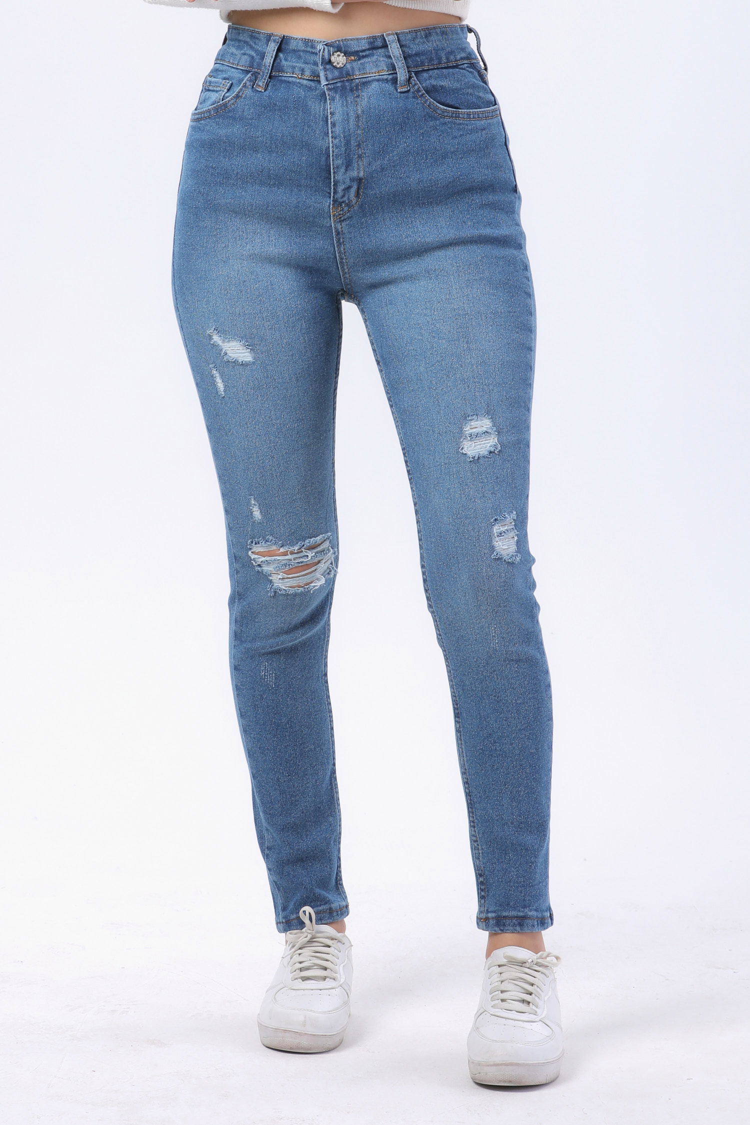 23812-MAVI Likralı Skinny Kot Pantolon - 2