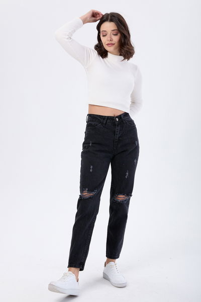 23813-ANTRASIT Mam Jeans Lazer Kesim 