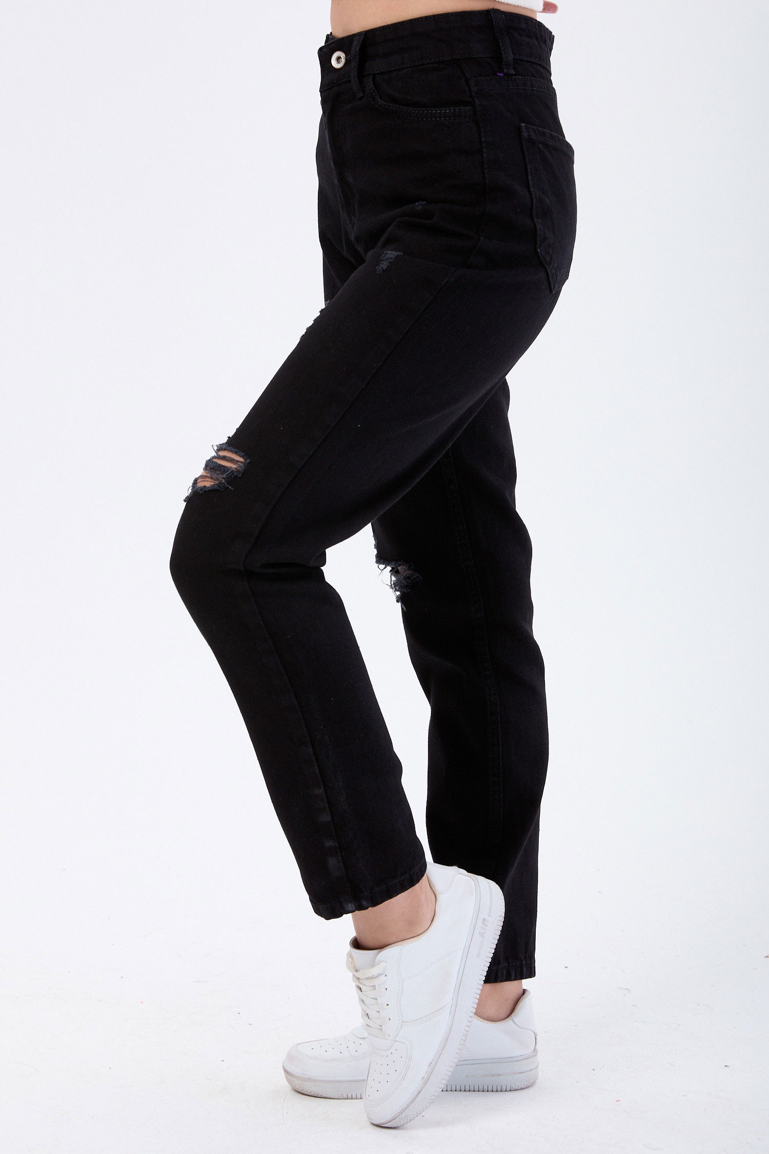 Mam Jeans Lazer Kesim Siyah - 23813 - 3