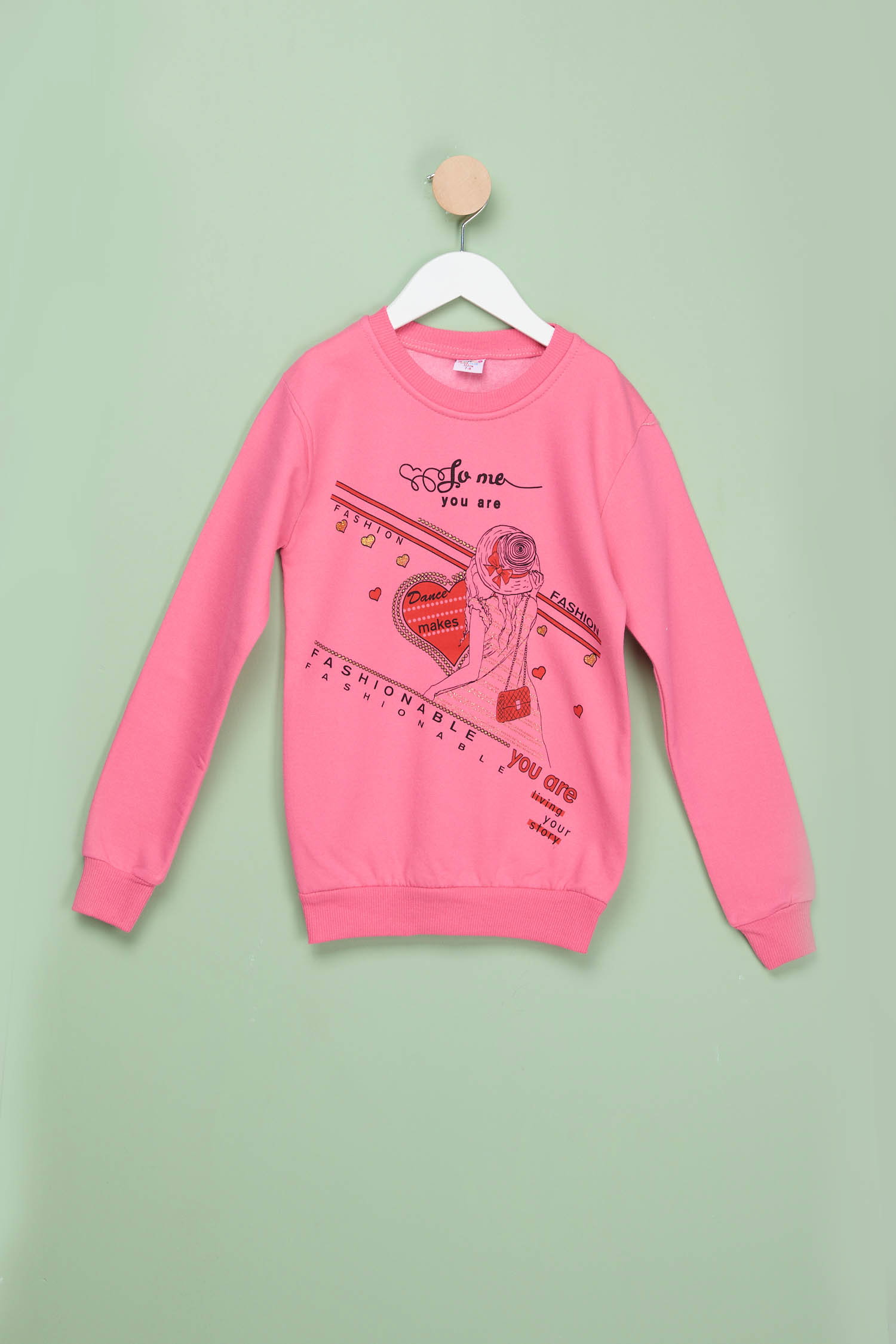 23828-PEMBE Çocuk Eşofman Takımı - 2
