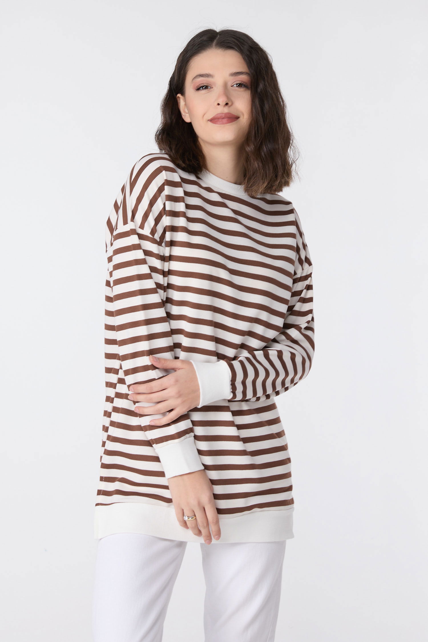 Çizgili Tunik Taba - 23891 - 2