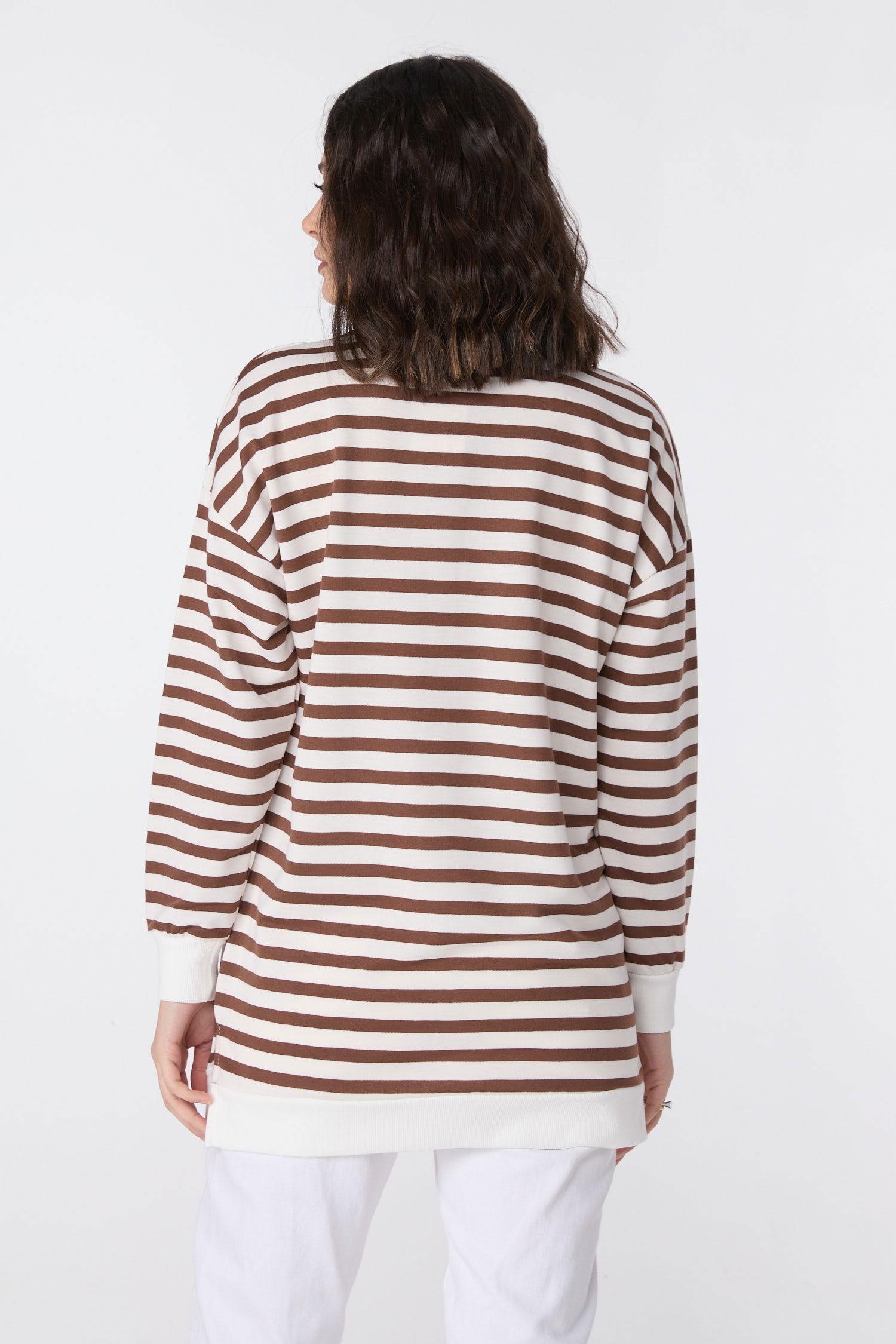 Çizgili Tunik Taba - 23891 - 4