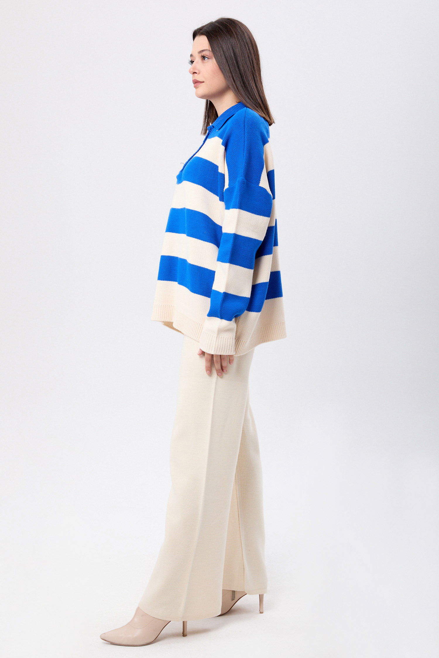 Triko Tunik Pantolon Saks-krem - 23895 - 3