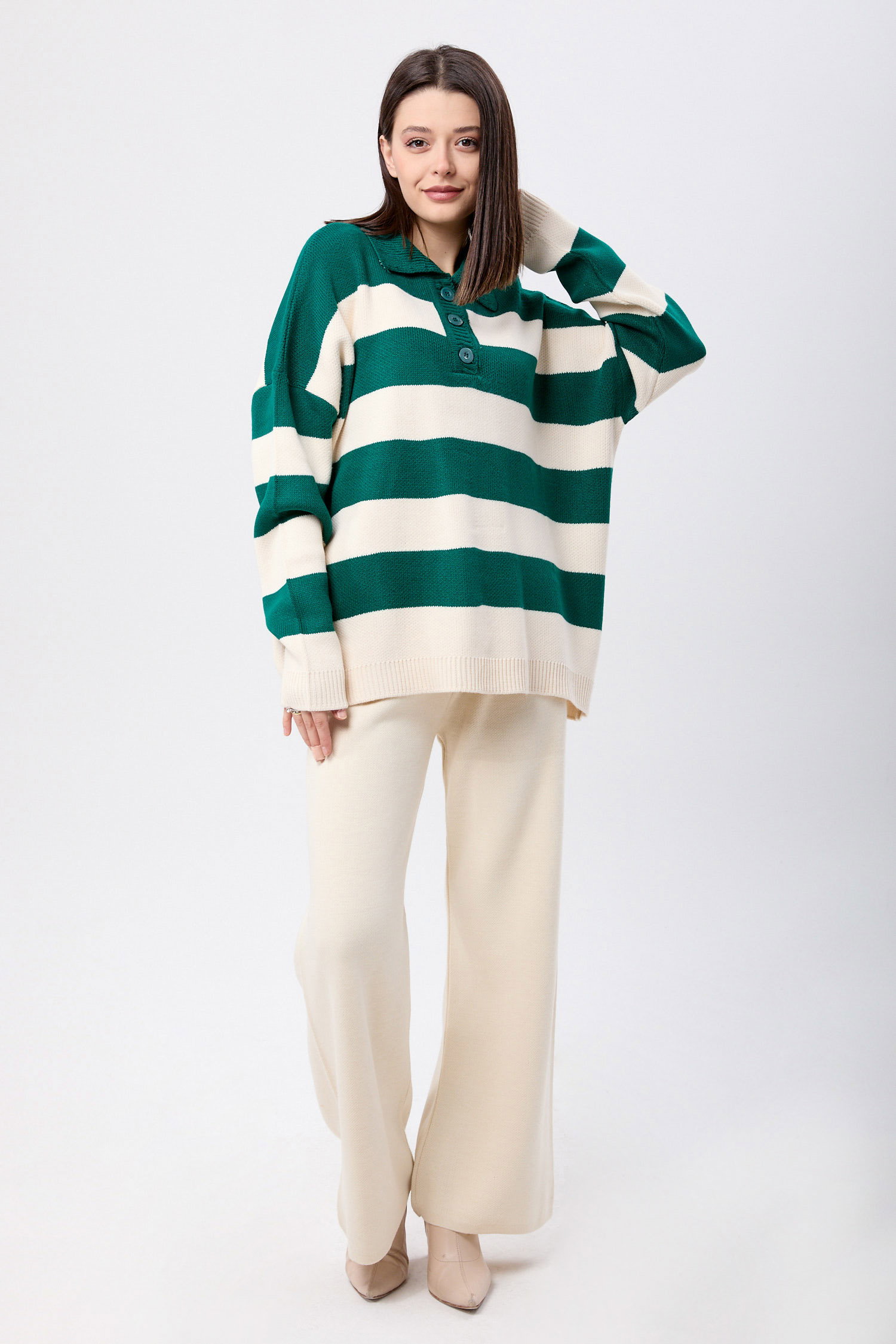 Triko Tunik Pantolon Yesil - 23895 - 1