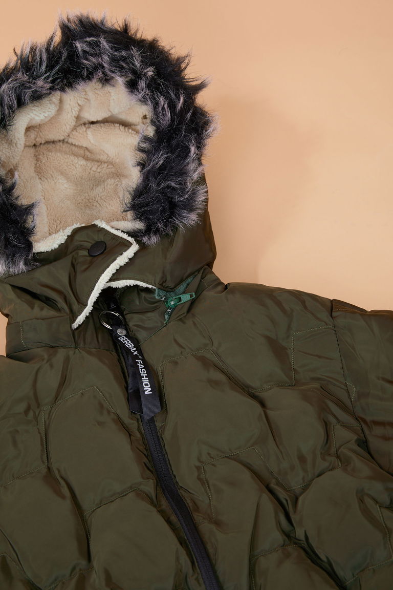 23896-HAKI Kız Çocuk Montu - TOFİSA