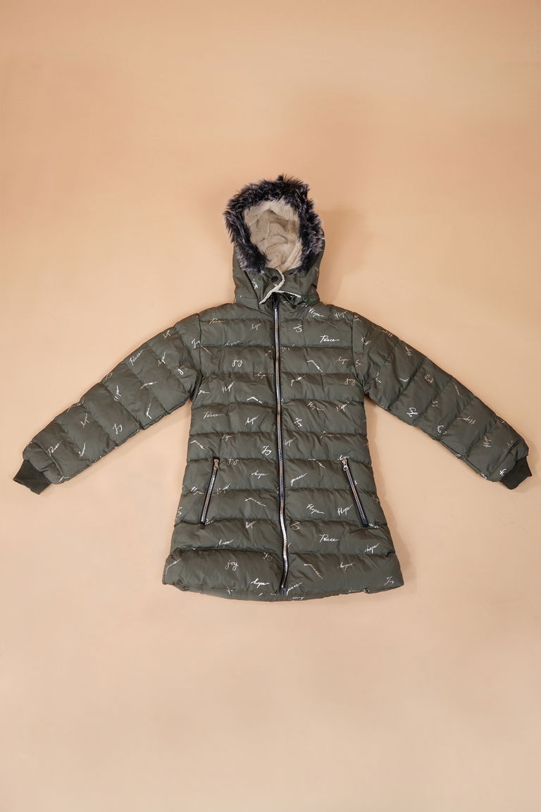 23900-HAKI Kız Çocuk Montu - TOFİSA