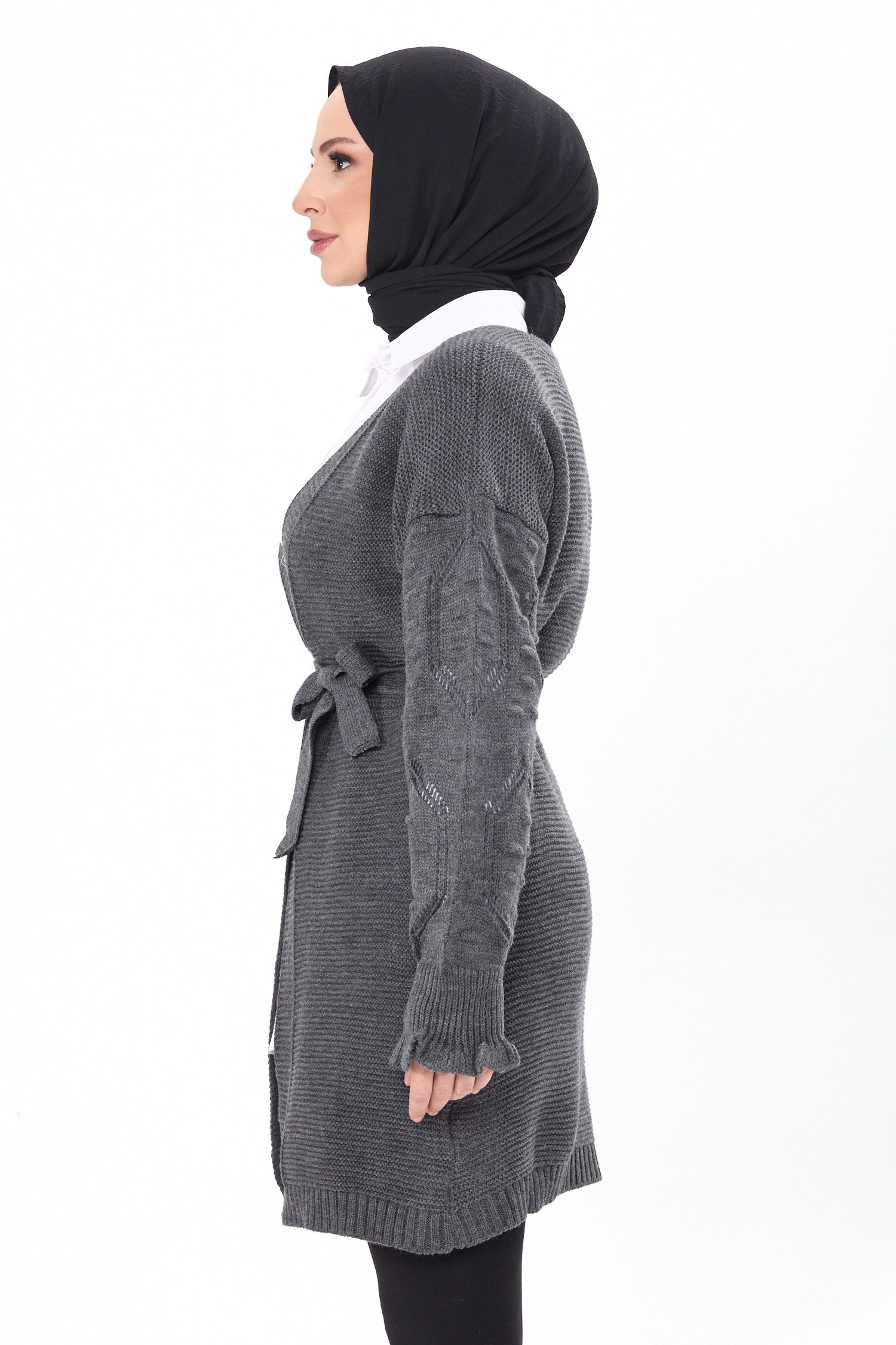 23920-FUME Triko Hırka - 3