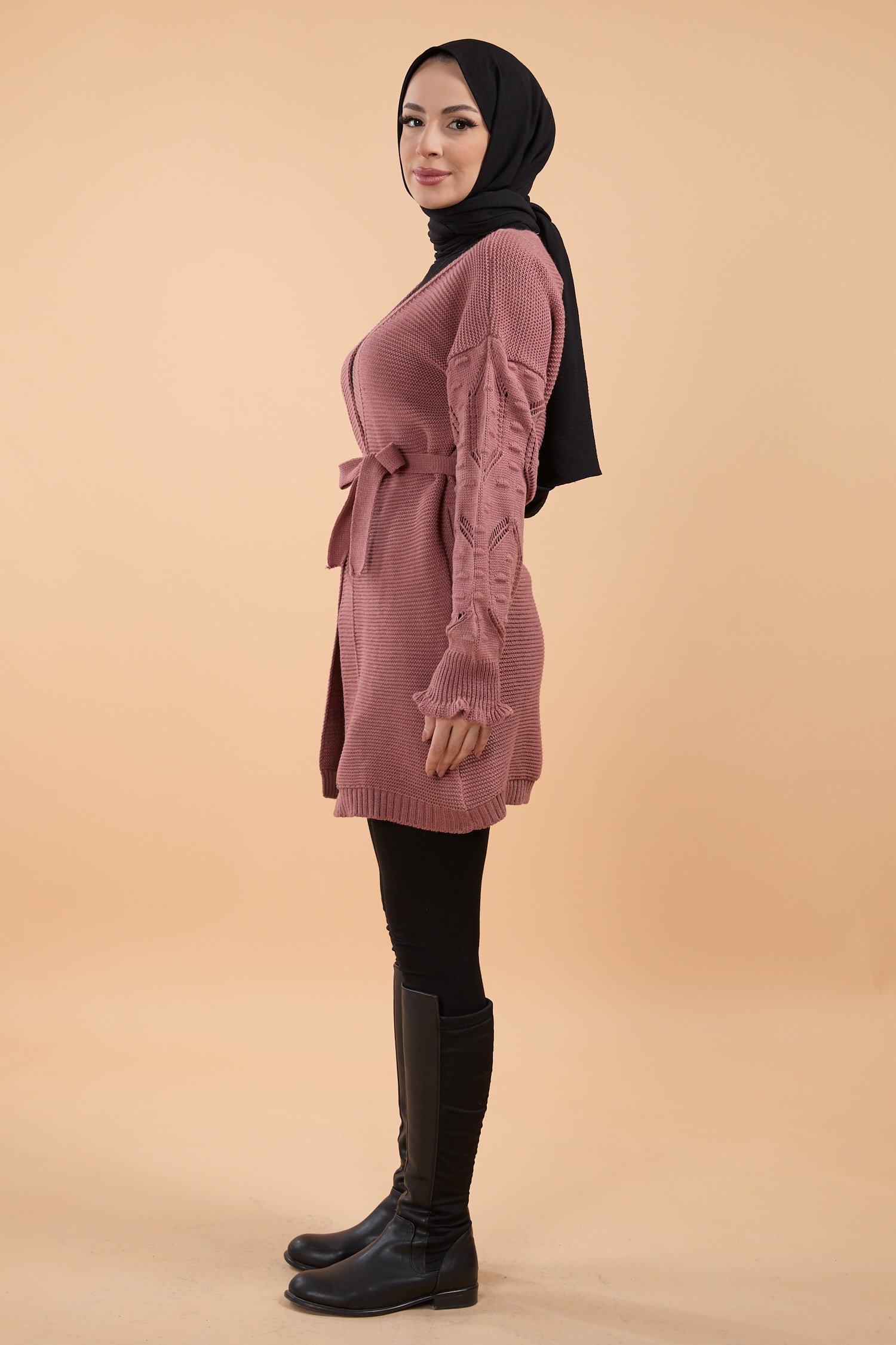 Triko Hırka Gul - 23920 - 3
