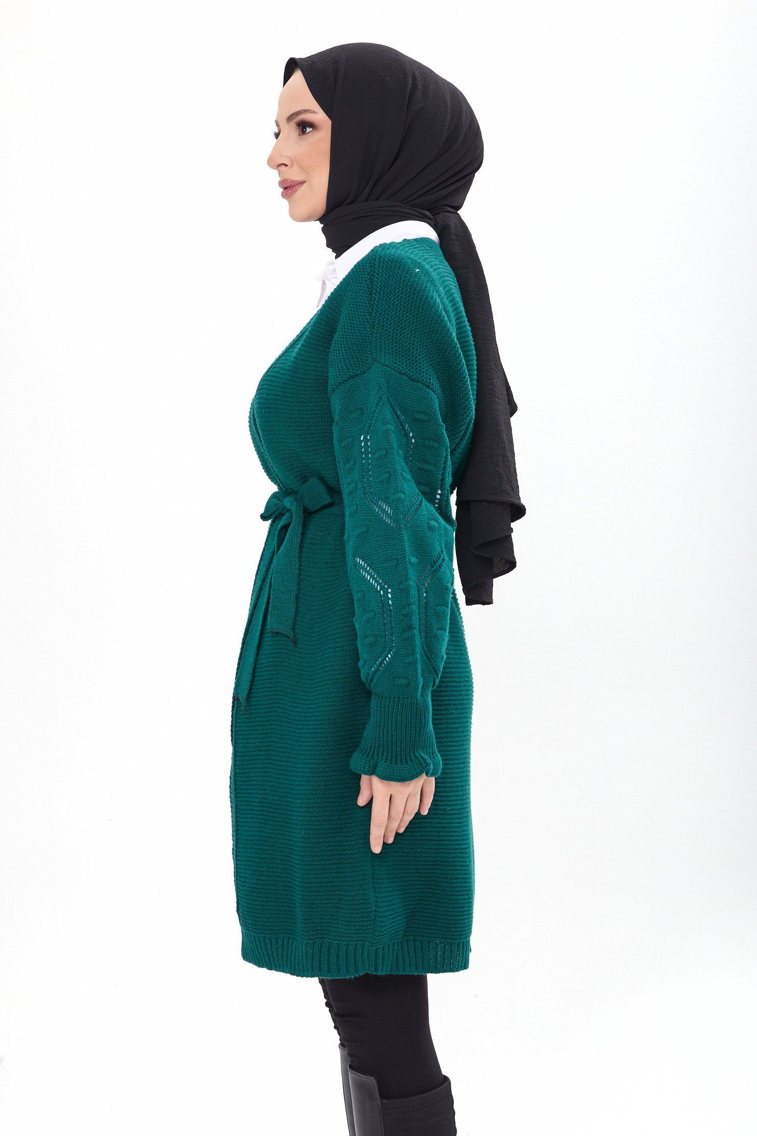 Triko Hırka Zumrut - 23920 - 3