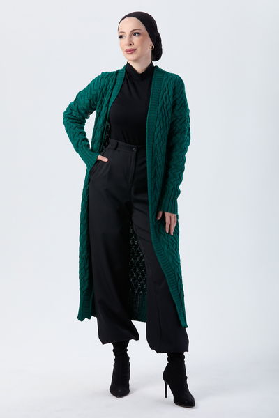 23921-ZUMRUT Triko Hırka 