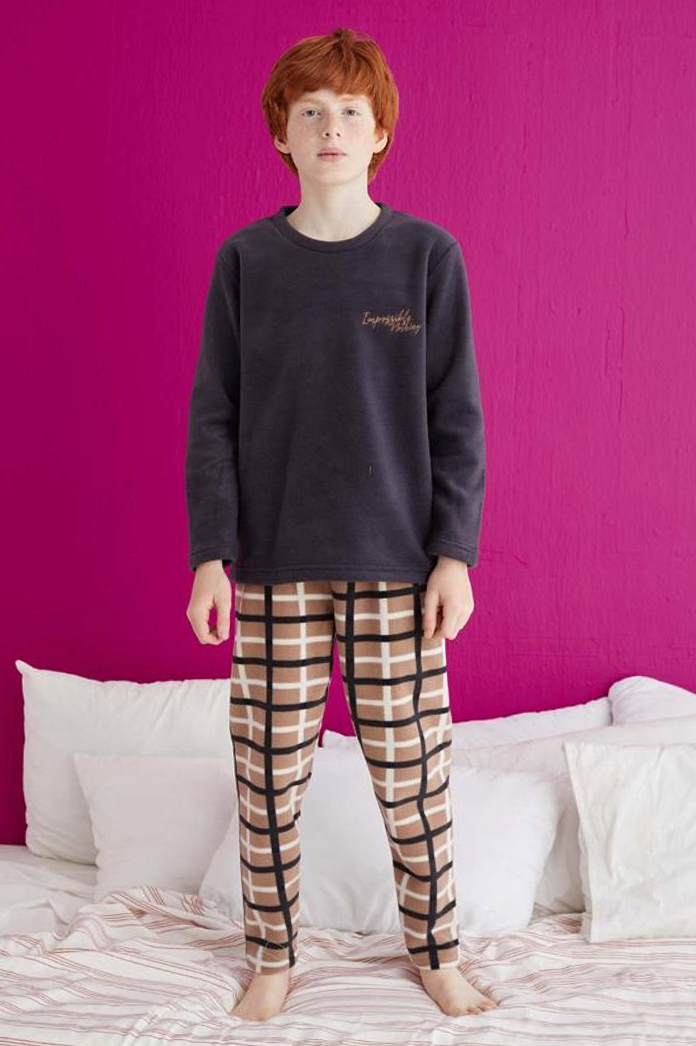 23931-VIZON Çocuk Pijama Takımı - 2