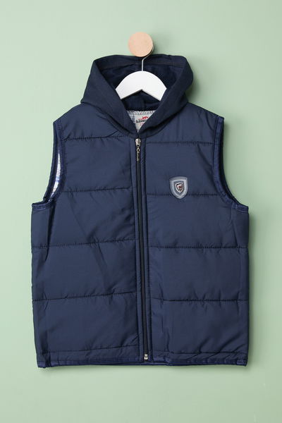 23940-LACIVERT Çocuk Mont 