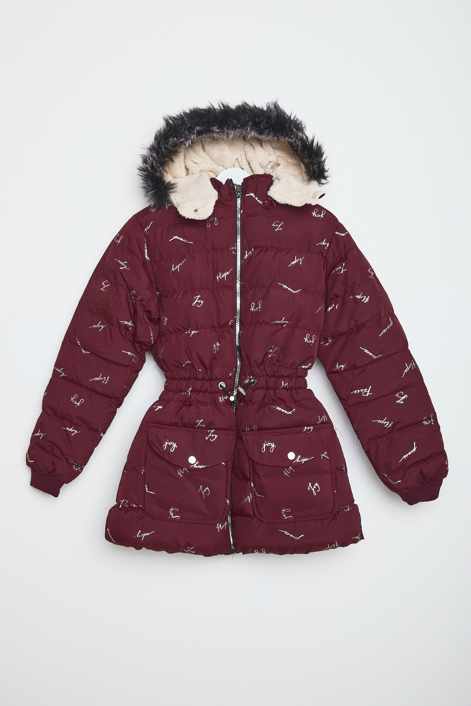 23974-BORDO Çocuk Montu - 1