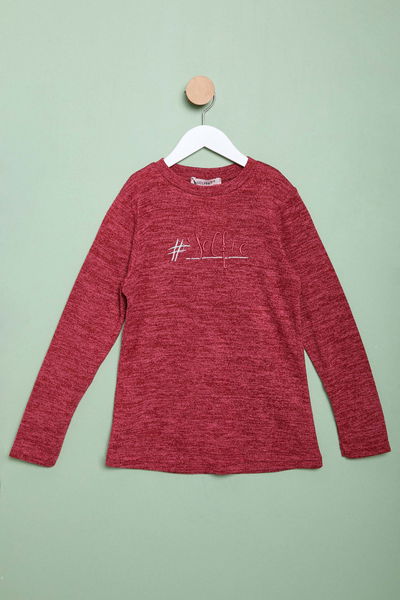 23989-BORDO Çocuk Sweatshirt 