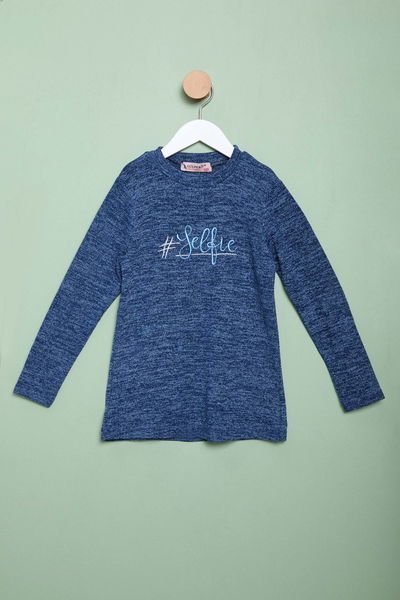 23989-LACIVERT Çocuk Sweatshirt 
