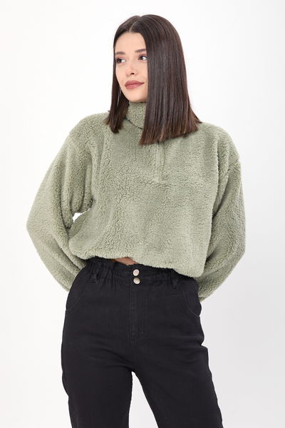 24001-MINT Peluş Sweat 