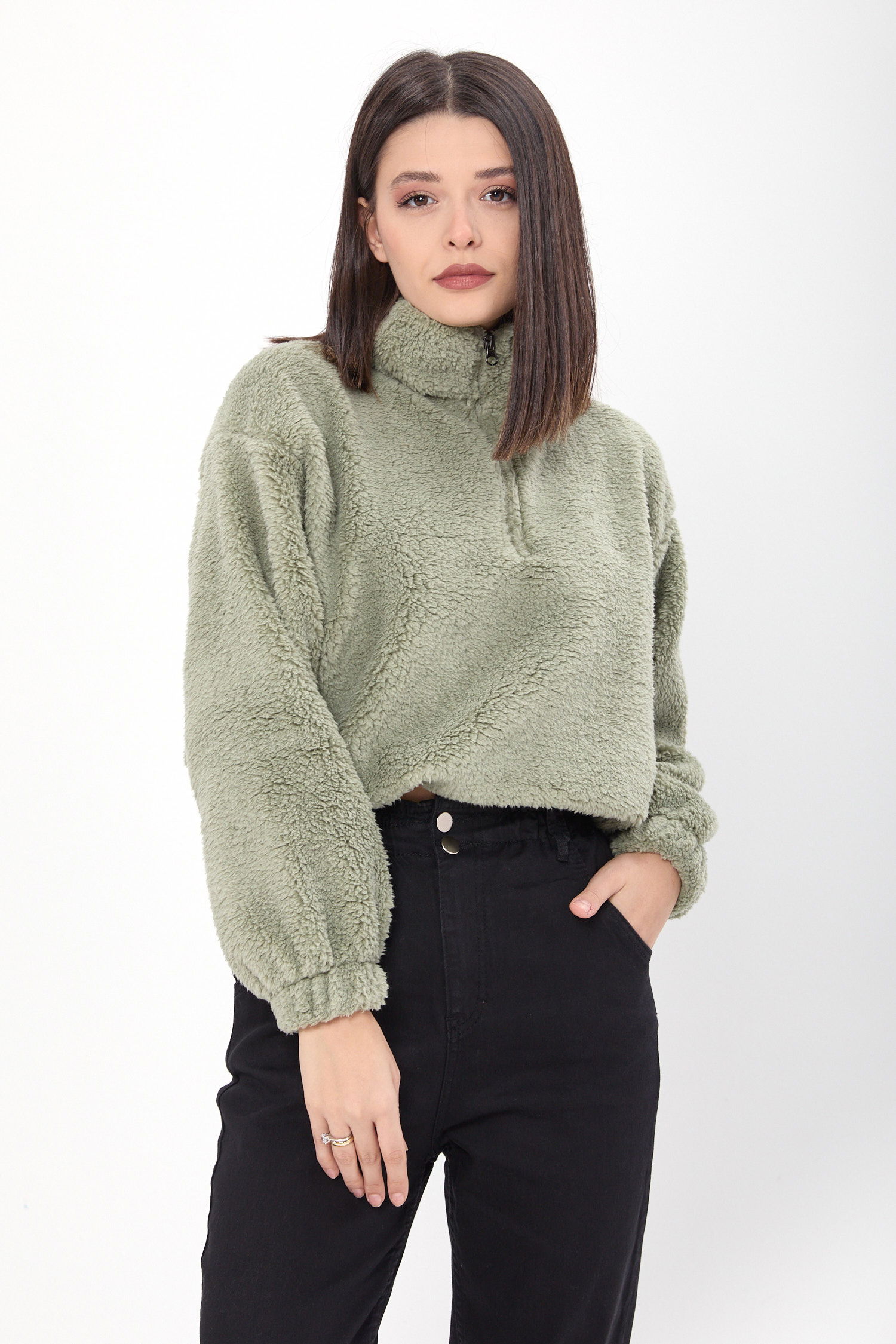 24001-MINT Peluş Sweat - 2