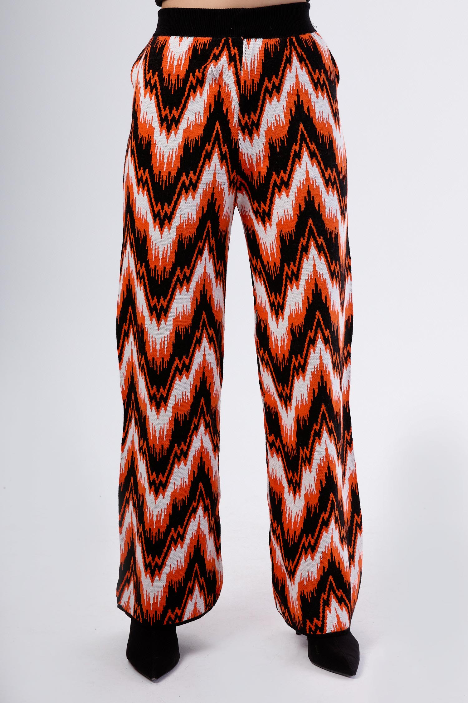 24090-ORANJ Triko Pantolon - 2