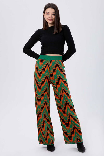 24090-YESIL Triko Pantolon 