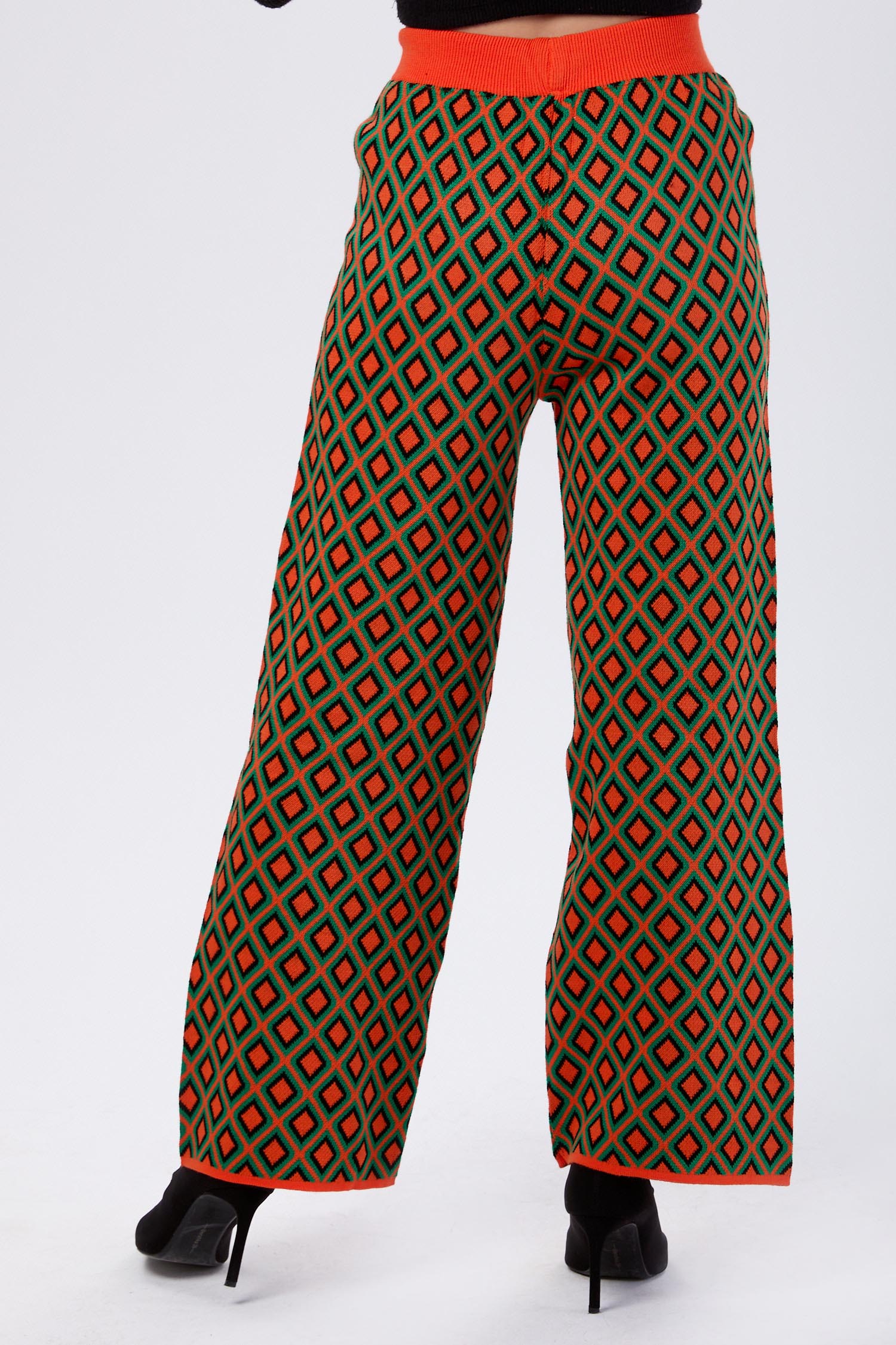 24091-ORANJ Triko Pantolon - 3