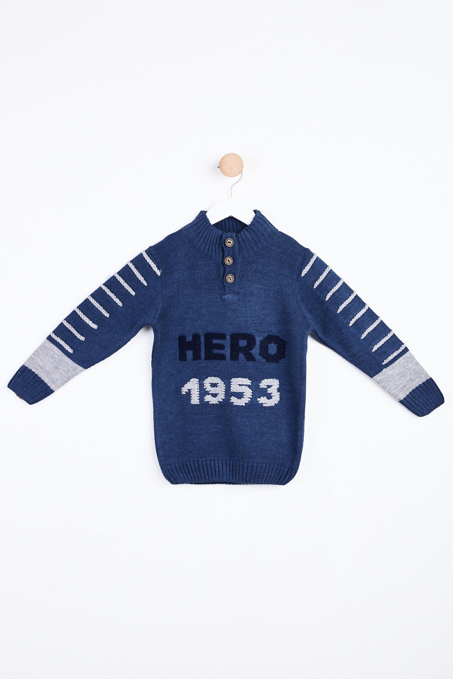 24100-INDIGO Çocuk Kazak - 1