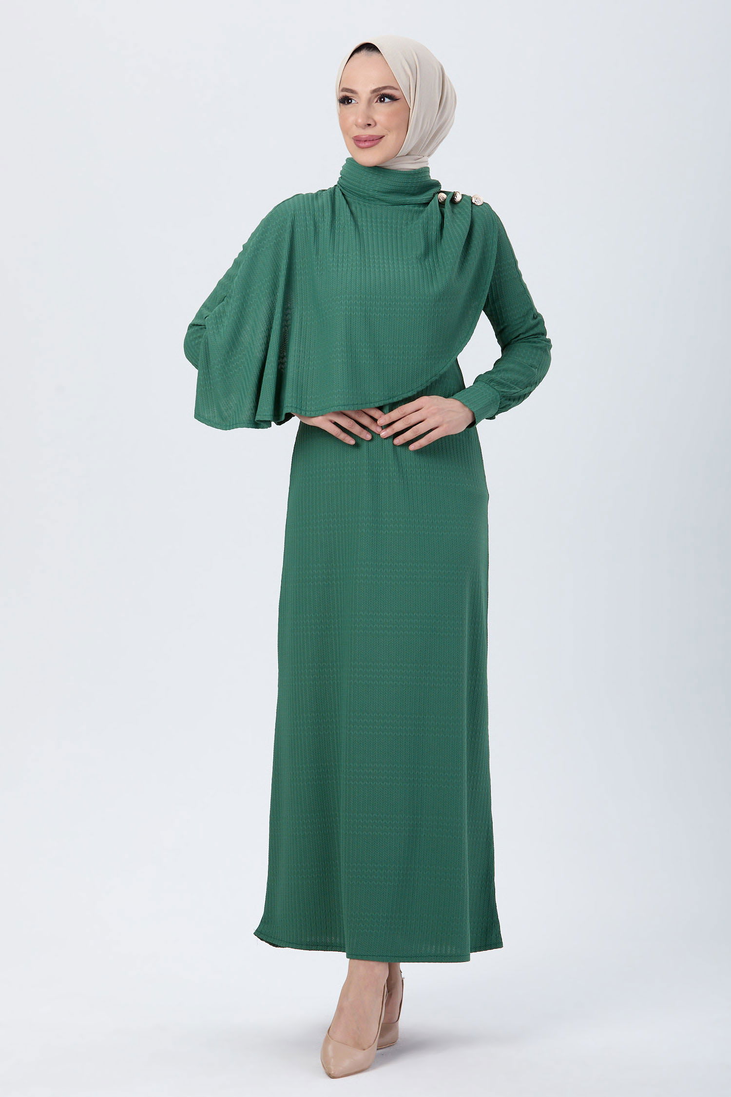 Elbise Yeşil - 24113 - 1