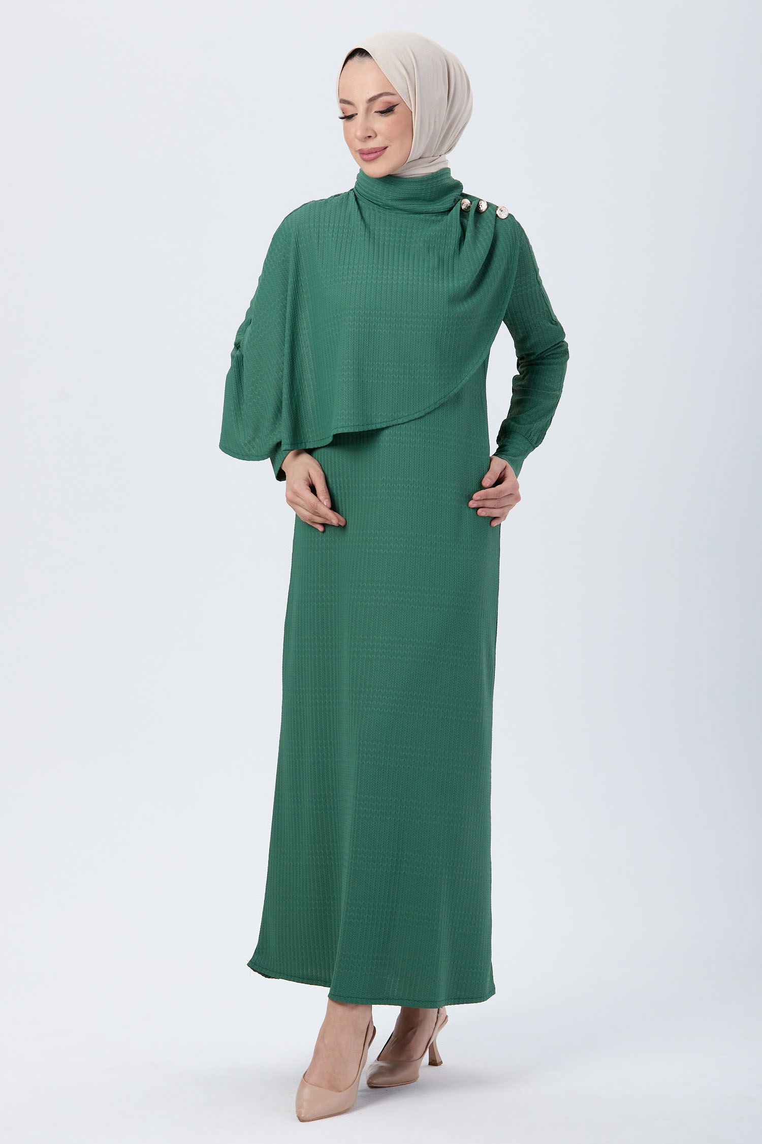 Elbise Yeşil - 24113 - 4