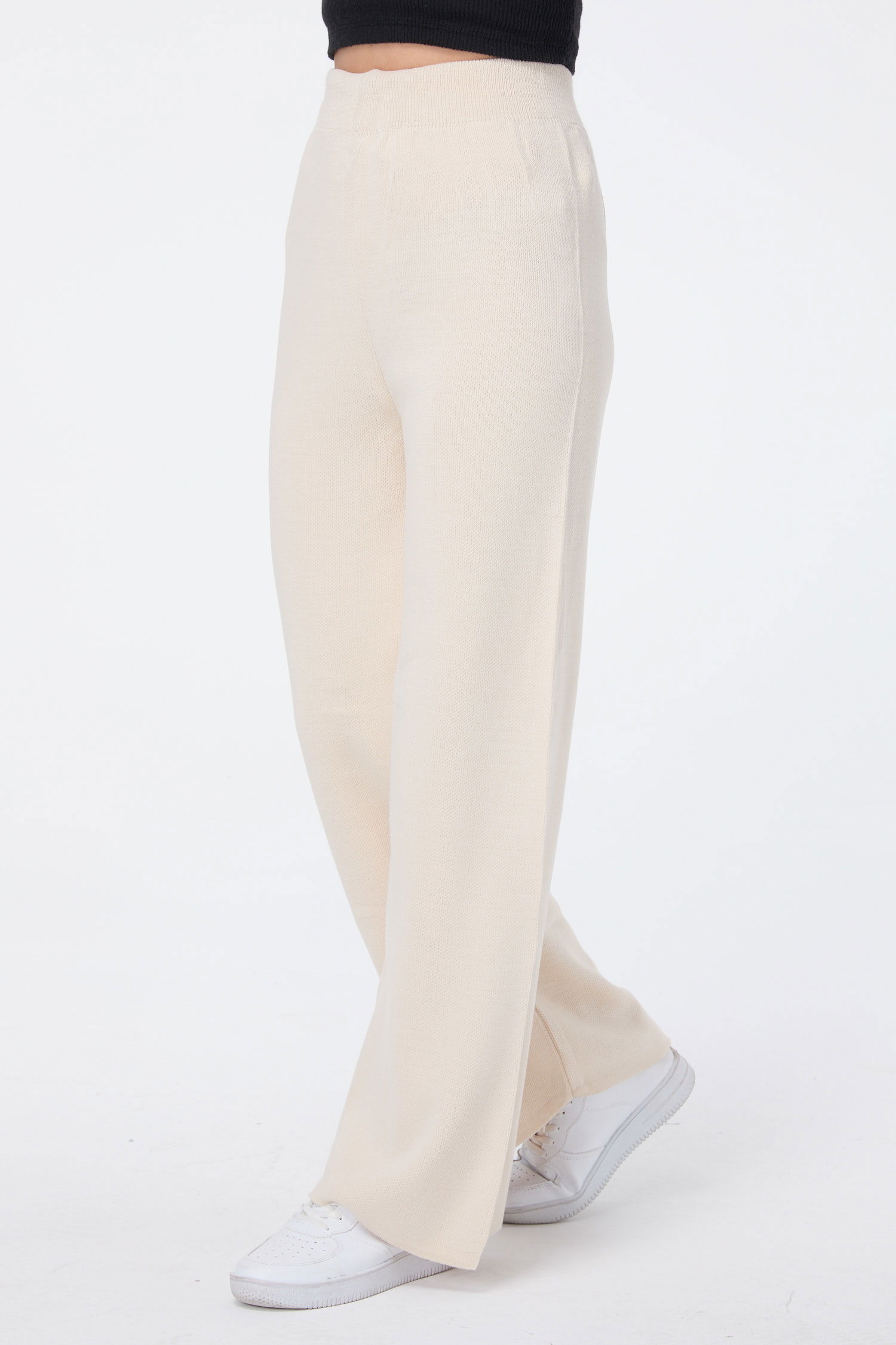 24160-KREM Triko Pantolon - 1
