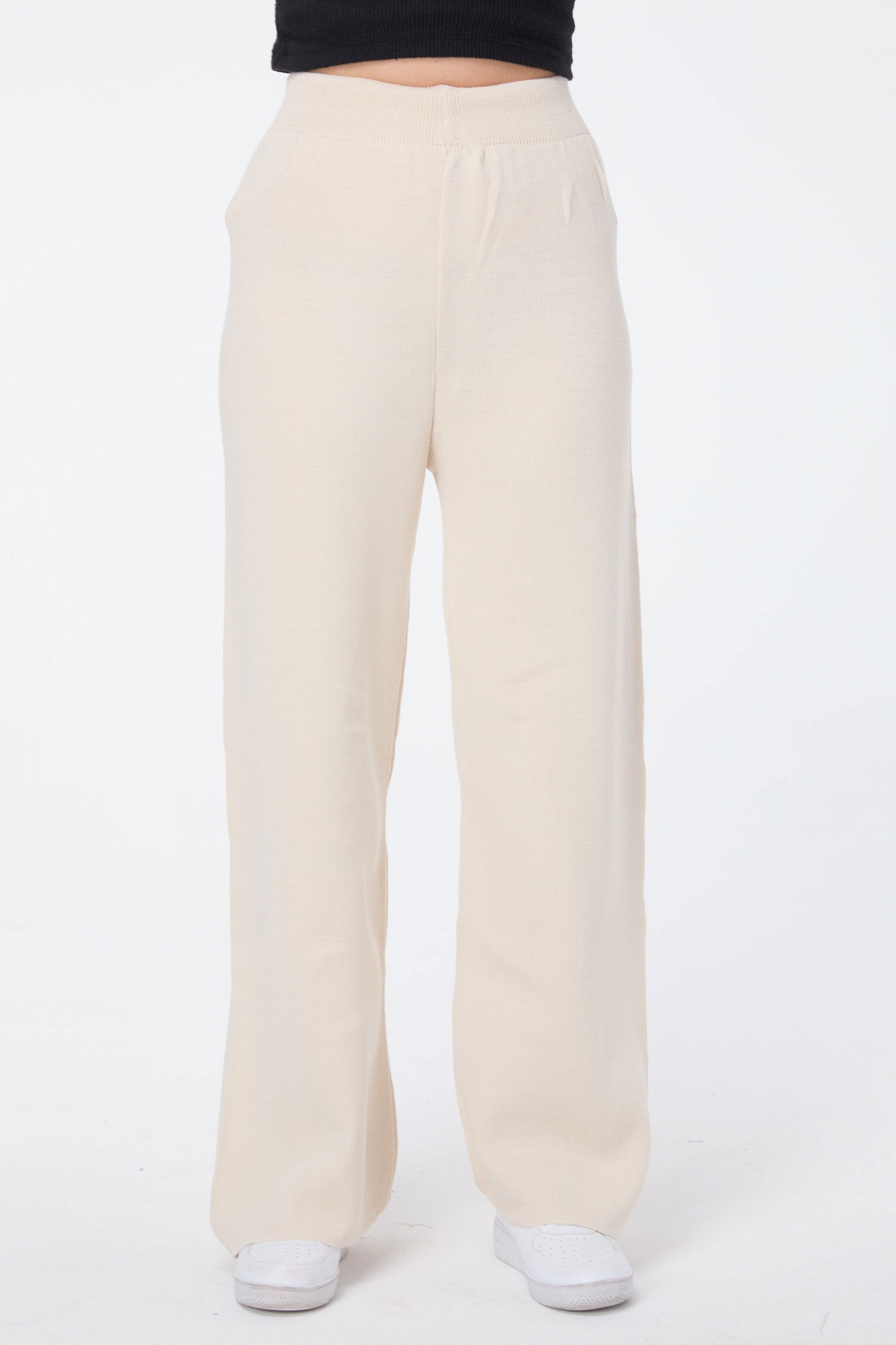 24160-KREM Triko Pantolon - 3