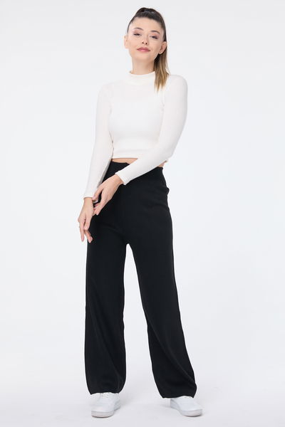 24160-SIYAH Triko Pantolon 